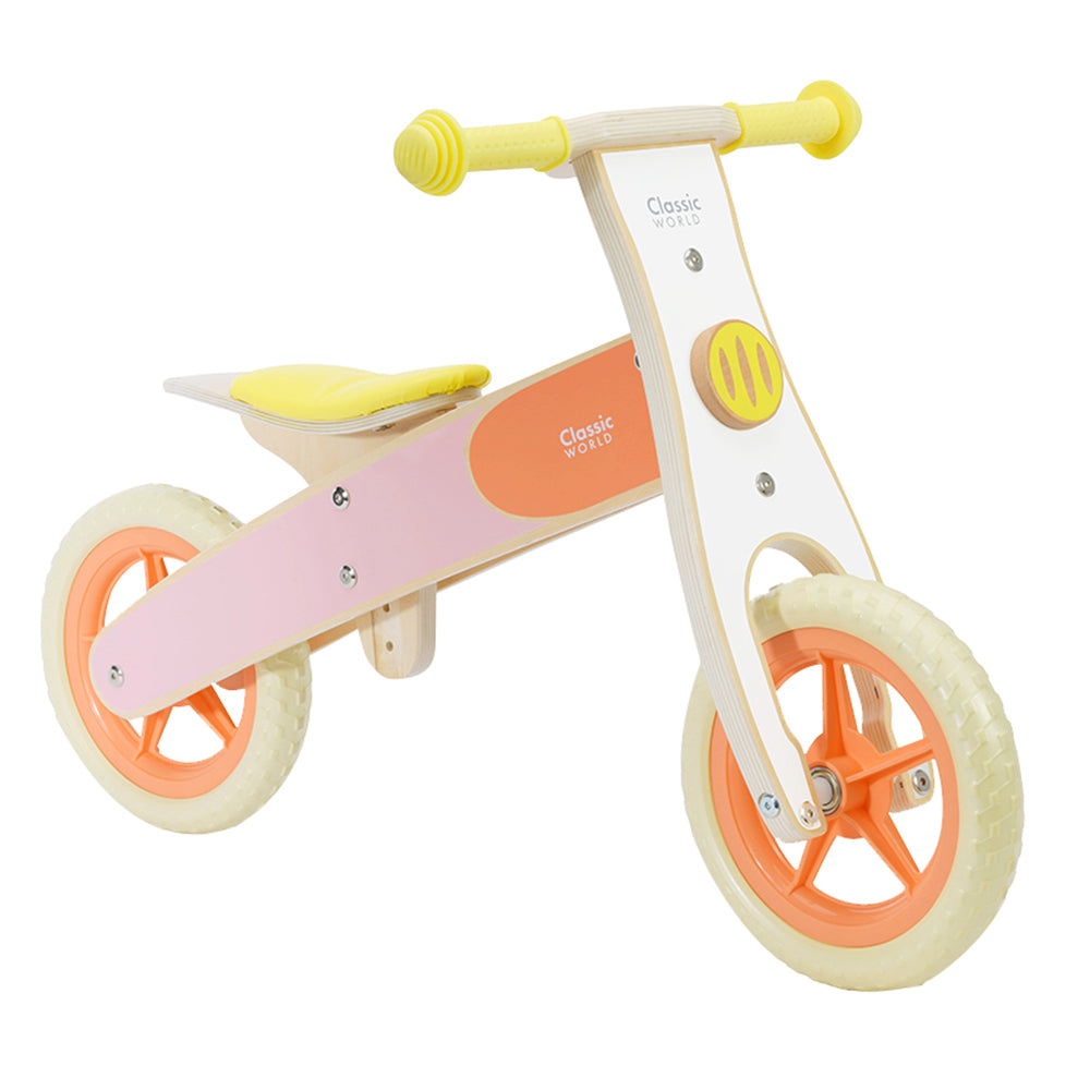 bicicleta sin pedales Bicicleta Equilibrio Sin Pedales Pastel | Classic World