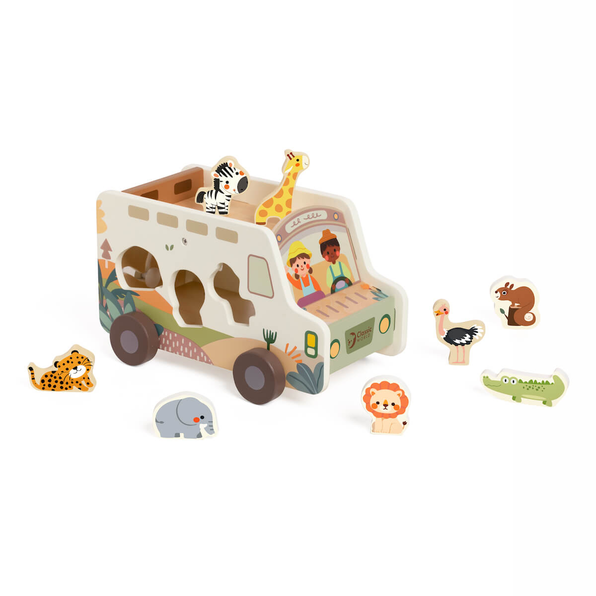Camión Aventuras en la Pradera Classic World con encajable en los laterales