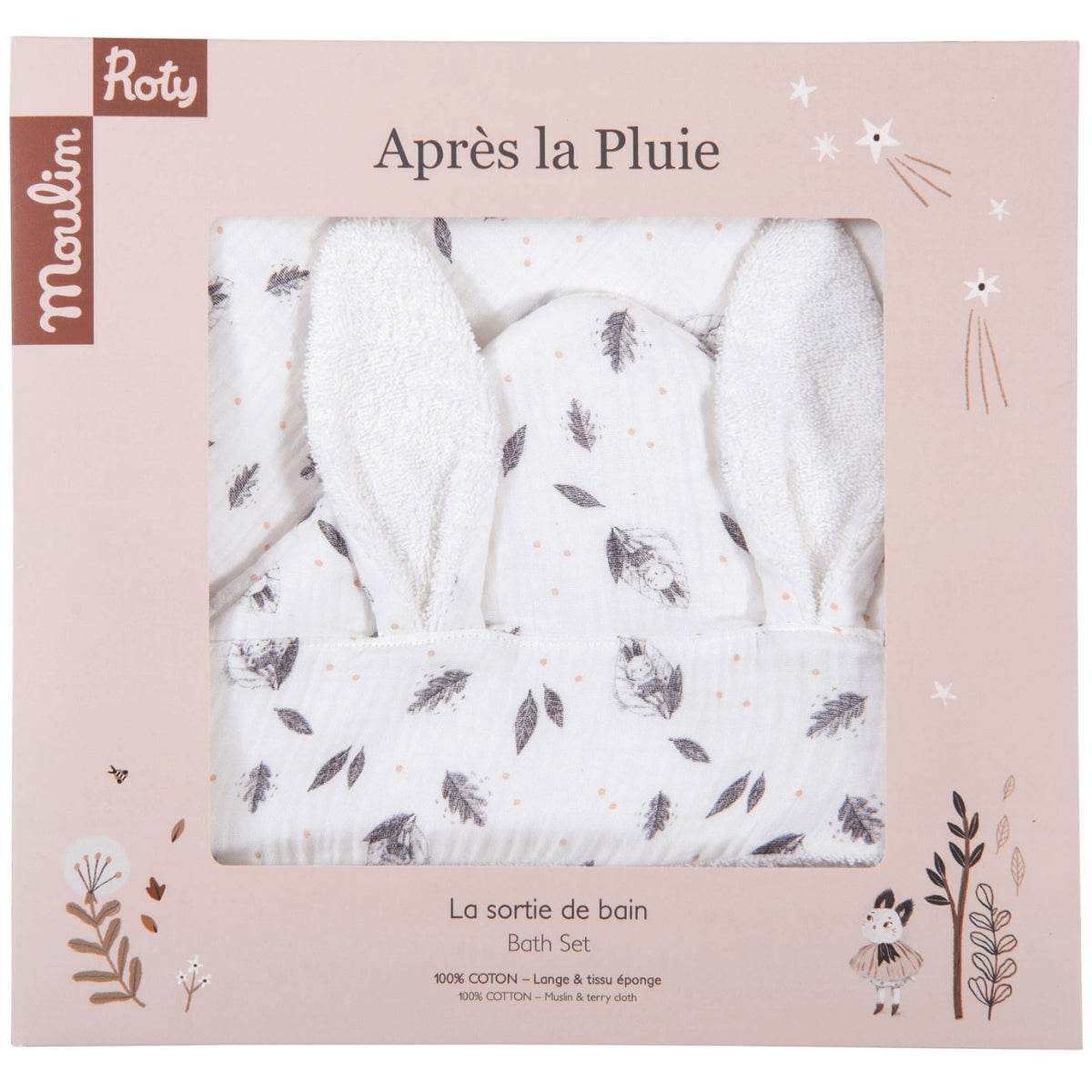 Capa de baño conejo Después de la lluvia - Jungla Kids