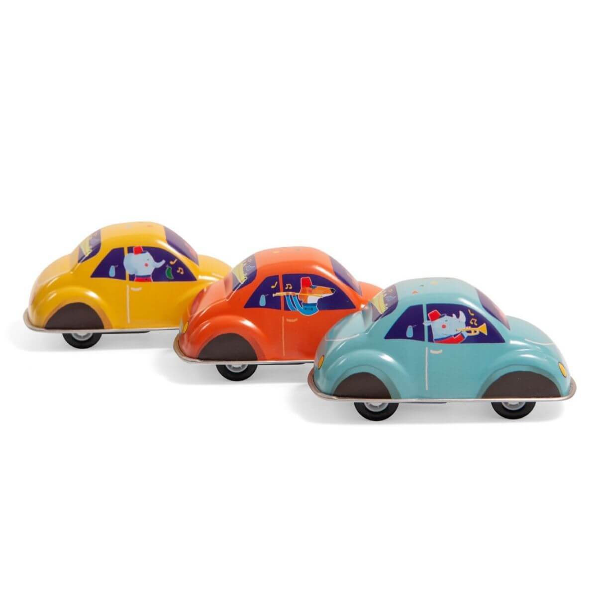 Cochecito de fricción de metal rojo - Jungla Kids