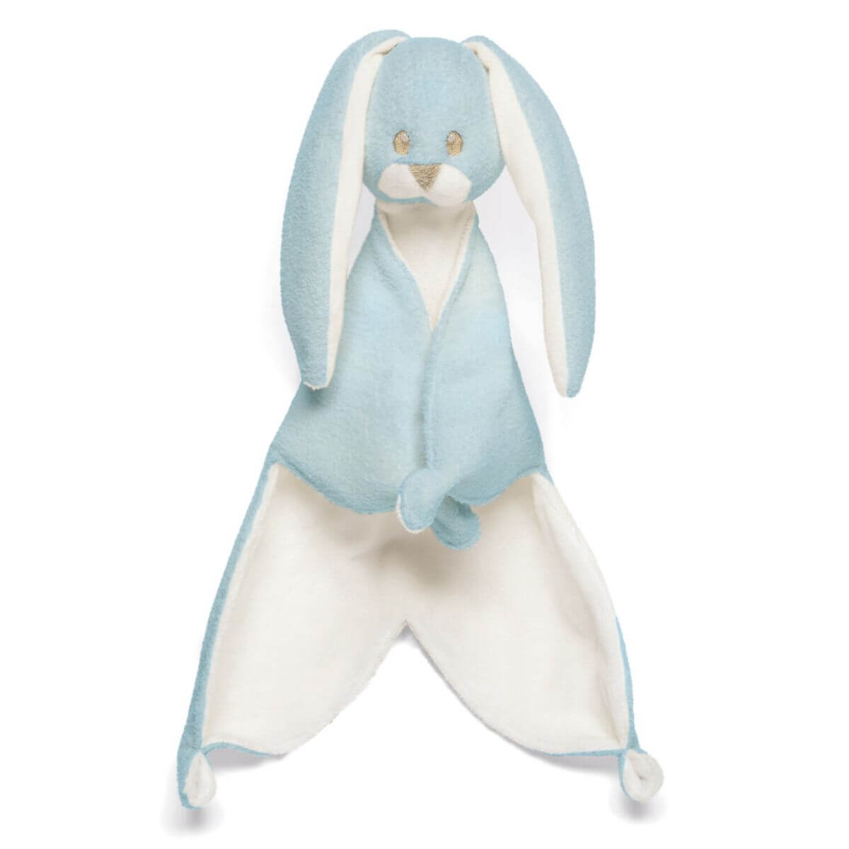 Regalo de nacimiento doudou Conejo de color azul de la marca italiana Trudi