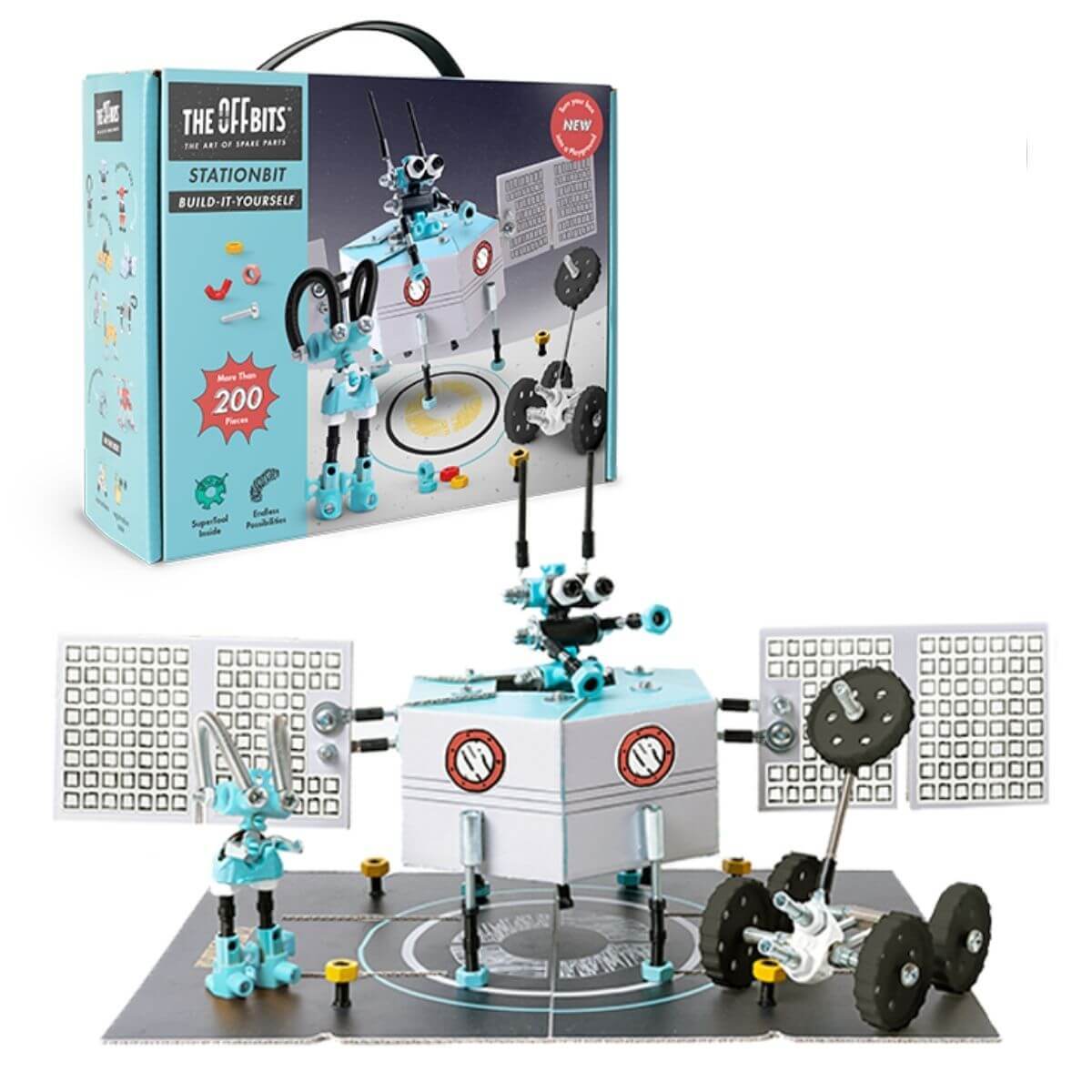 Juego de construcción robots StationBit The Offbits Jungla Kids