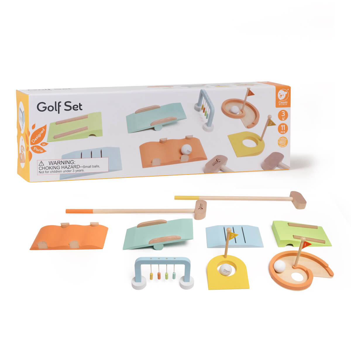 Set de Mini golf infantil de madera