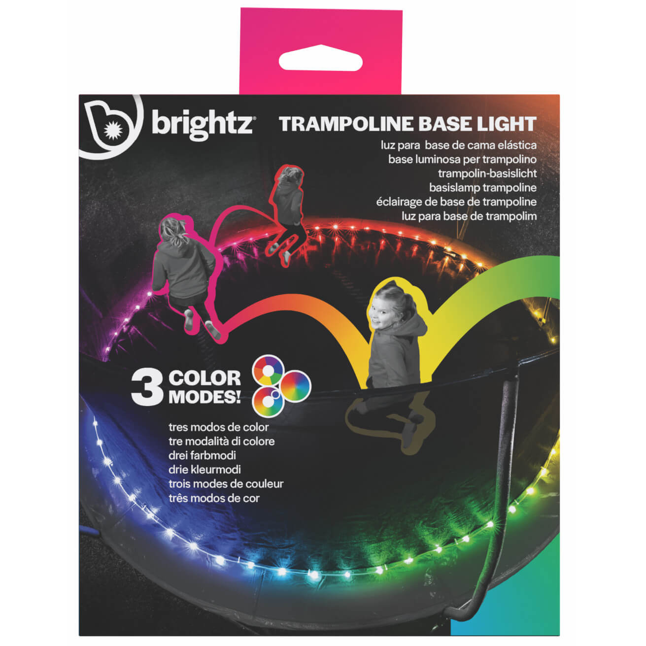 Packaging de Luz LED para base de cama elástica Brightz