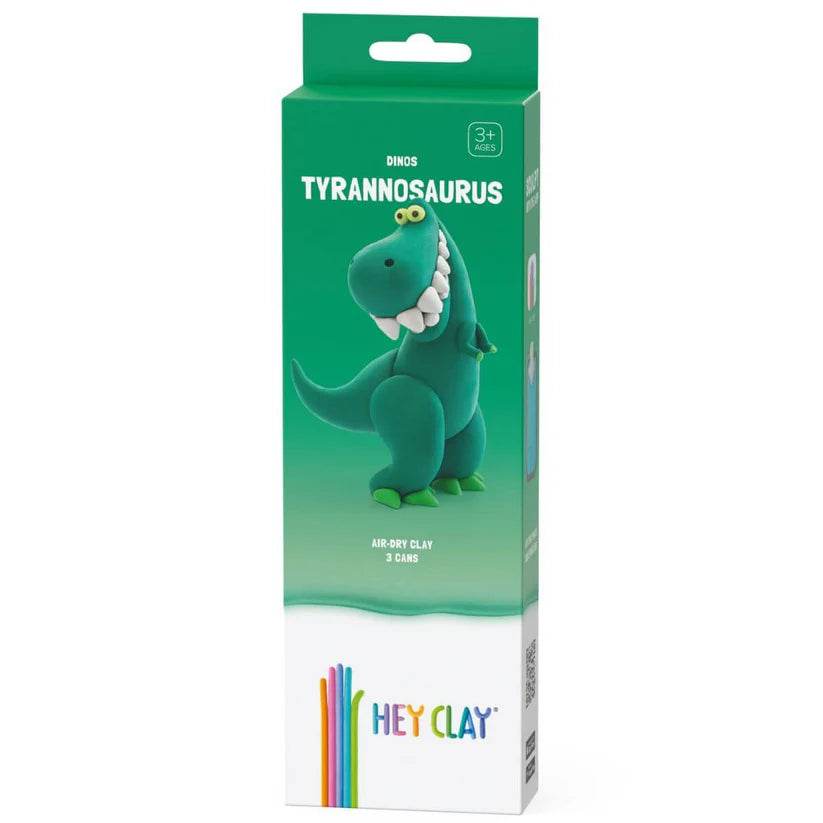 Plastilina interactiva Tyrannosaurus (3 botes) - Jungla Kids