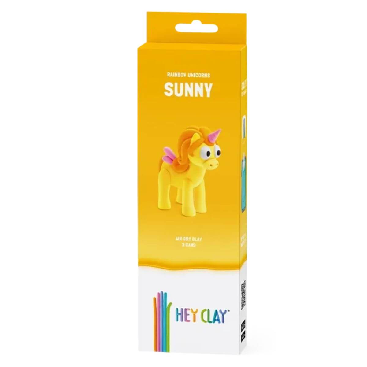 caja de la plastilina interactiva unicornio Sunny Hey Clay 3 botes