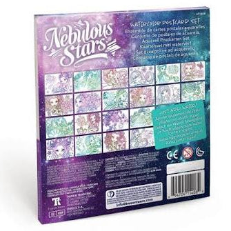 Packaging del set de postales Nebulous Stars Personajes