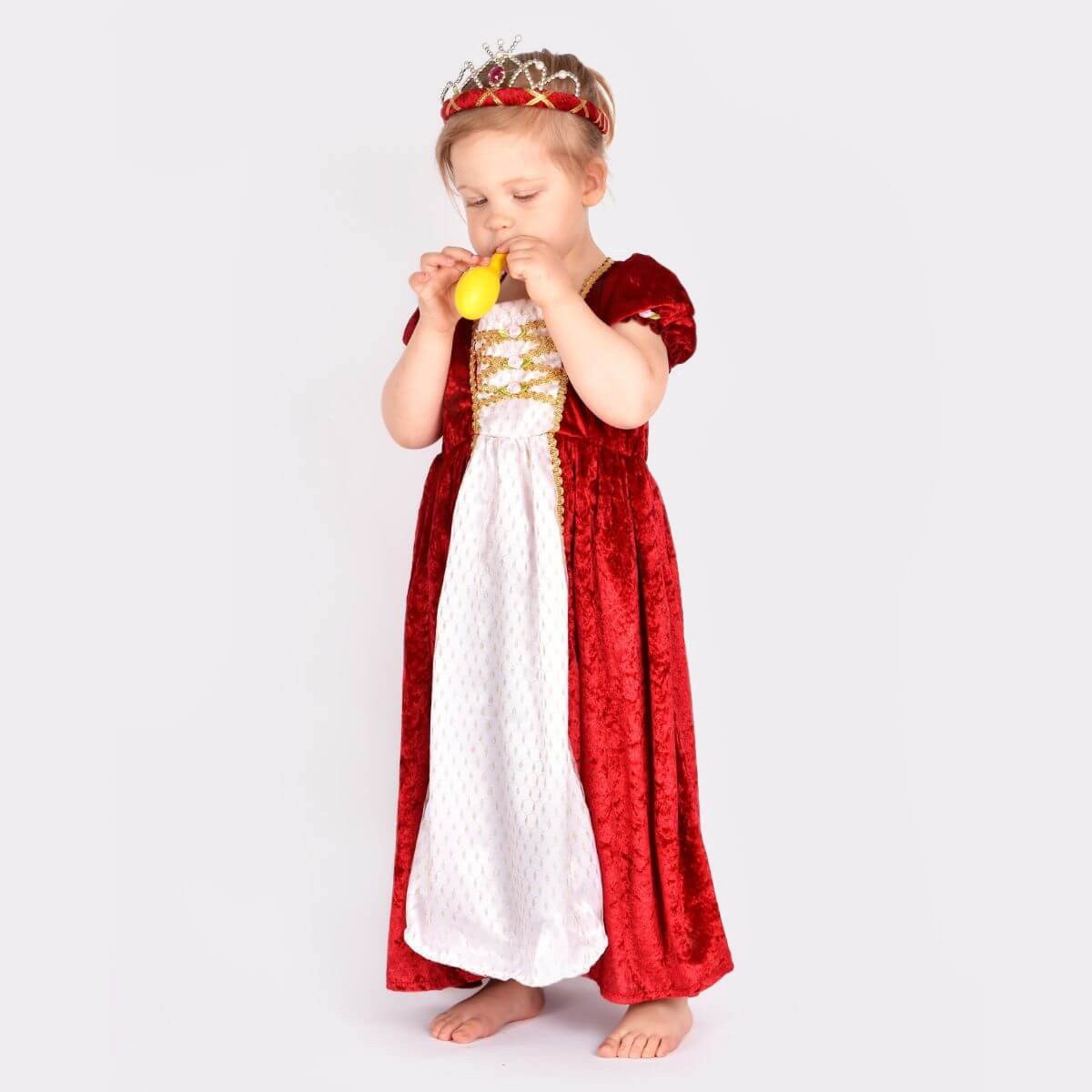 Disfraz Princesa Rojo Terciopelo