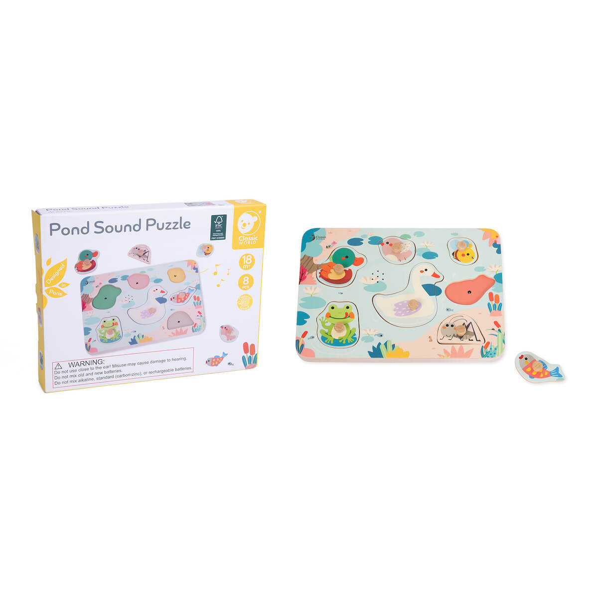 Puzzle amb sons - Animals de l'Estany