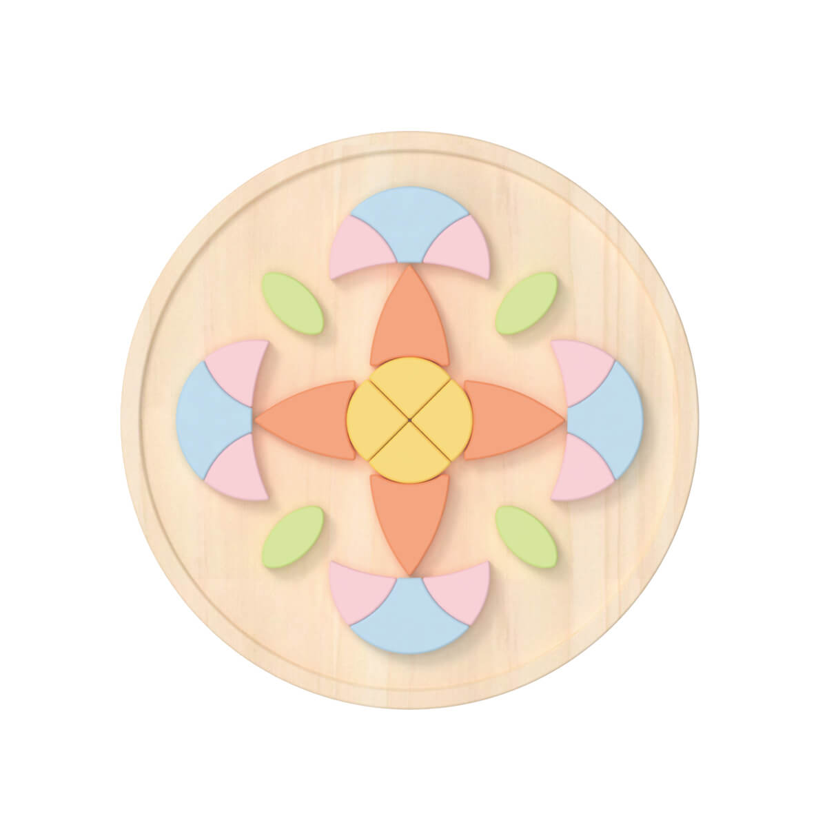 Puzzle Mandala Pastel