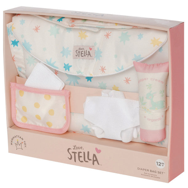 bolsa Love Stella cambiador con pañal toallitas y crema de Manhattan Toy