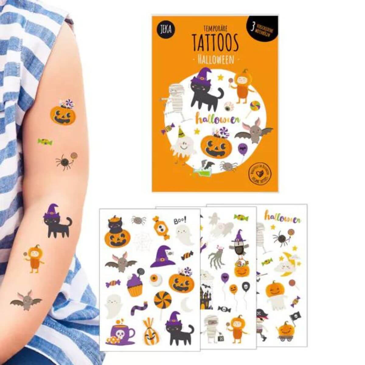 Tatuajes de Halloween - Jungla Kids