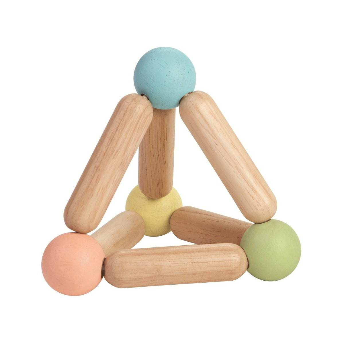 Triángulo sonajero pastel - Jungla Kids