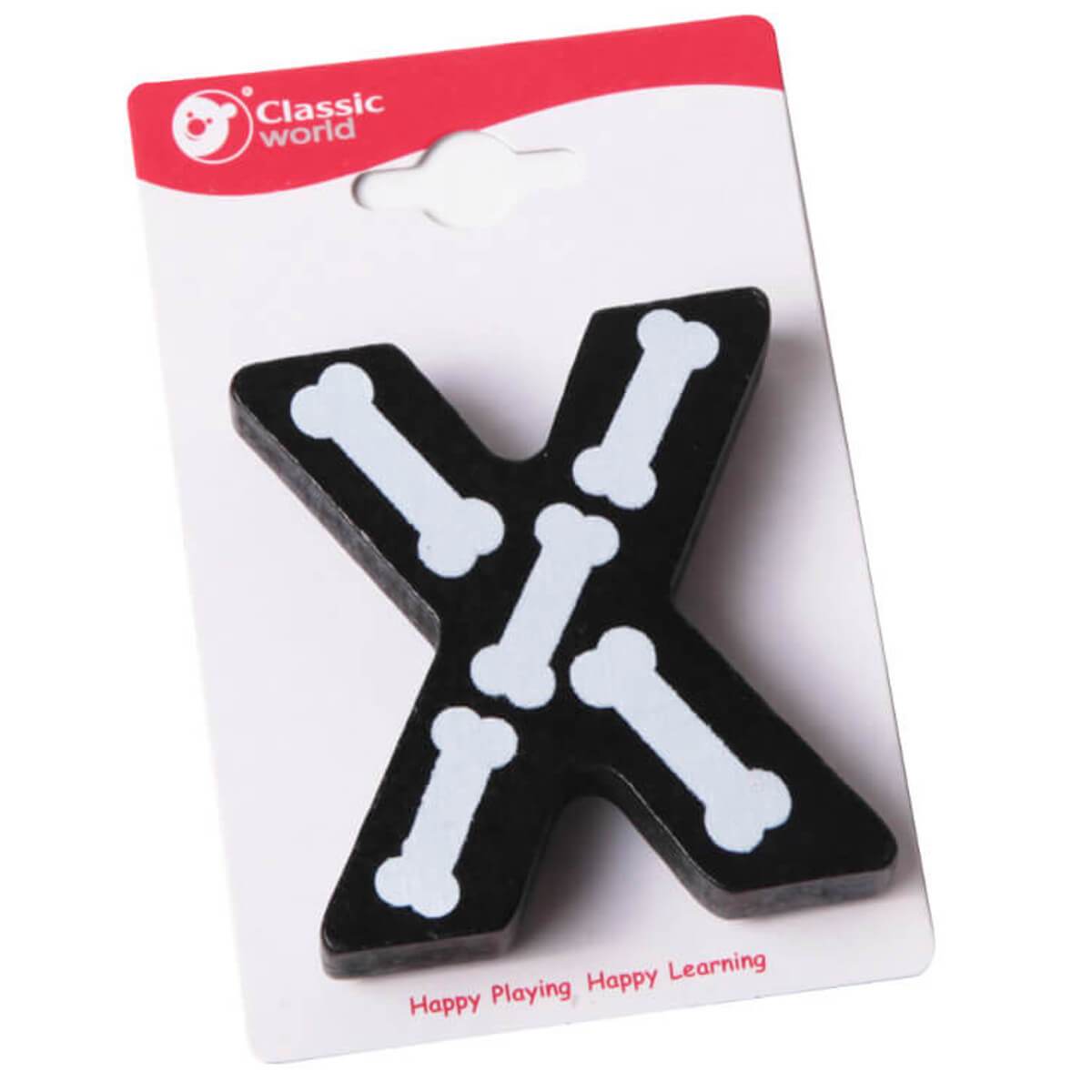 Letra de madera infantil X - Jungla Kids