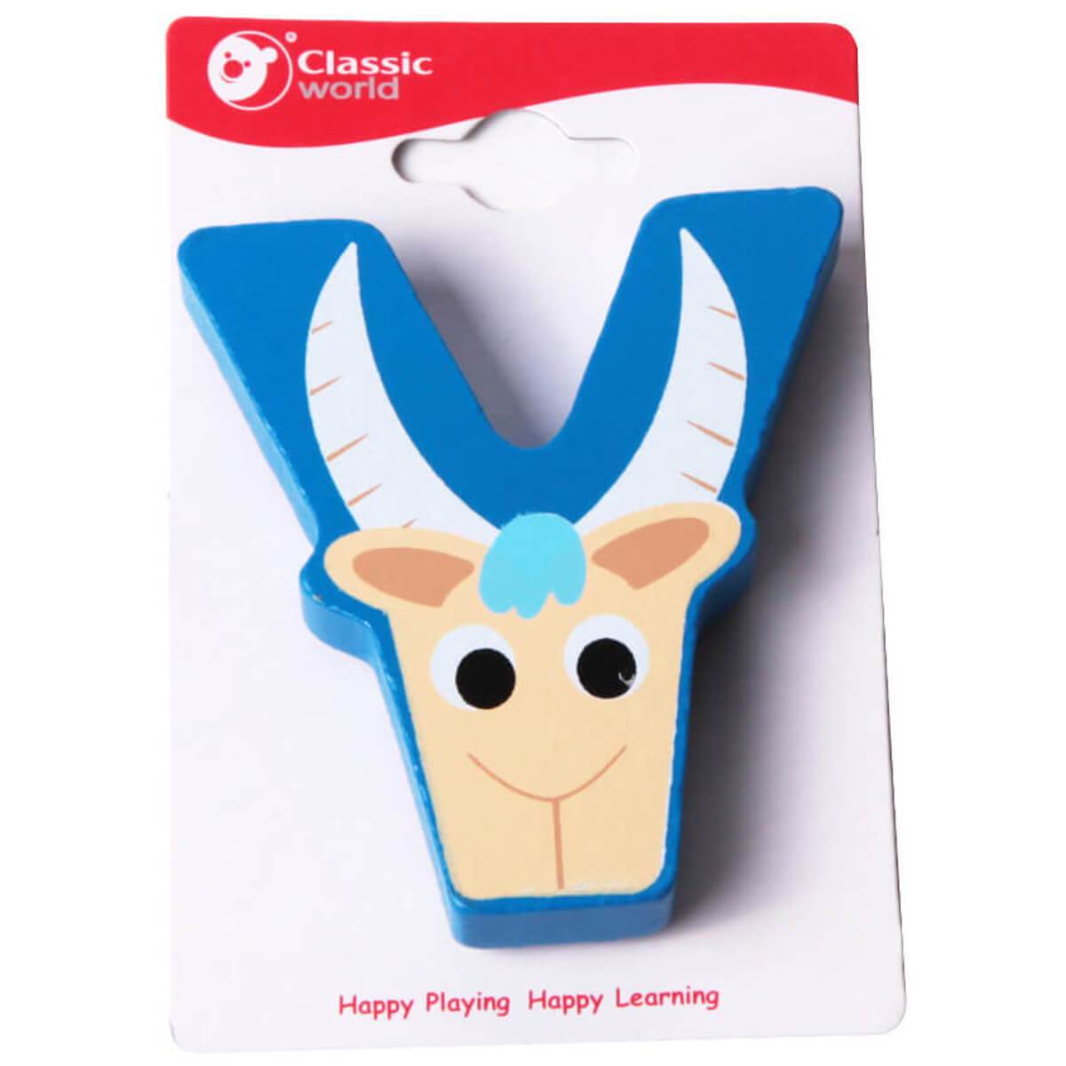 Letra de madera infantil Y - Jungla Kids