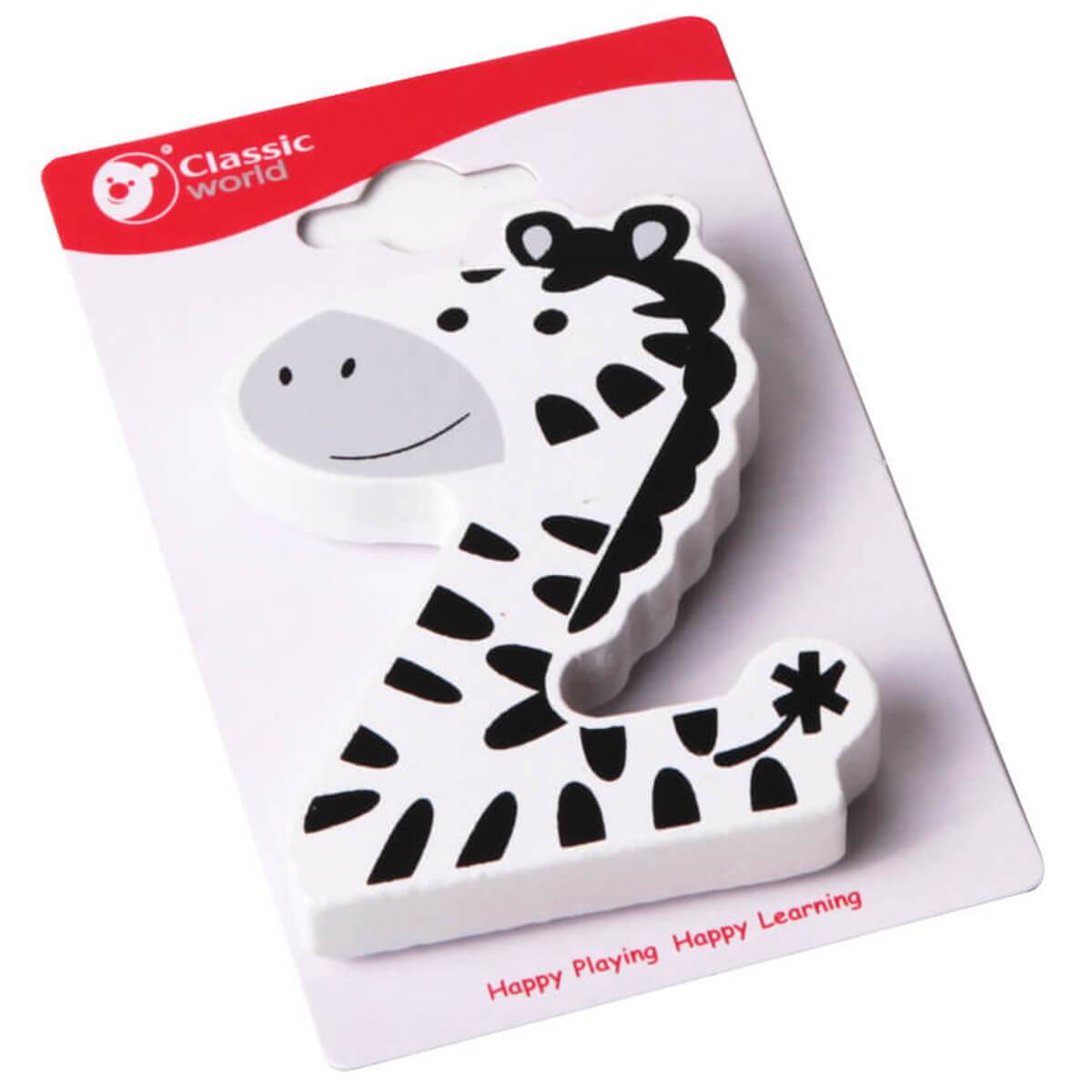 Letra de madera infantil Z - Jungla Kids