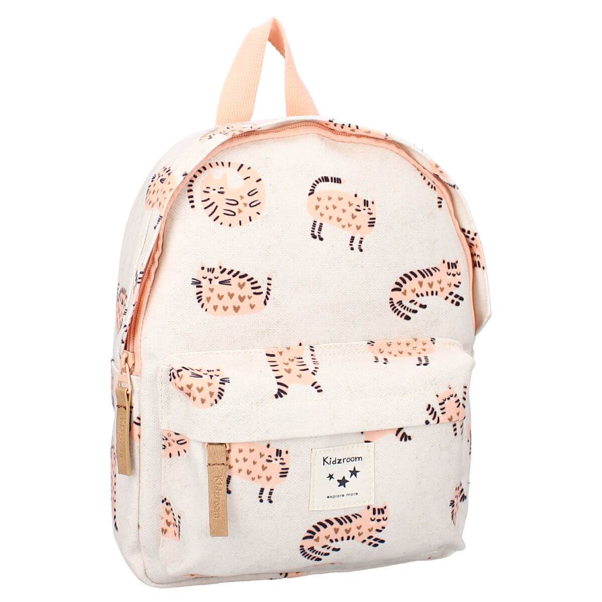 Mochila Gatos beige - Jungla Kids