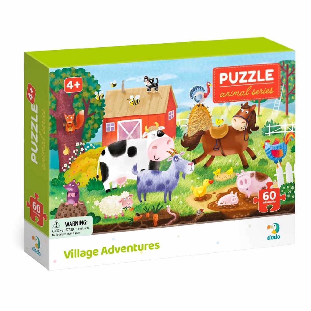 Puzzle Aventuras en la granja (60 piezas) - Jungla Kids