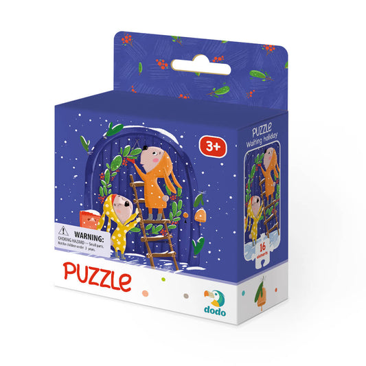 Puzzle Esperando la Navidad (16 piezas) Dodo