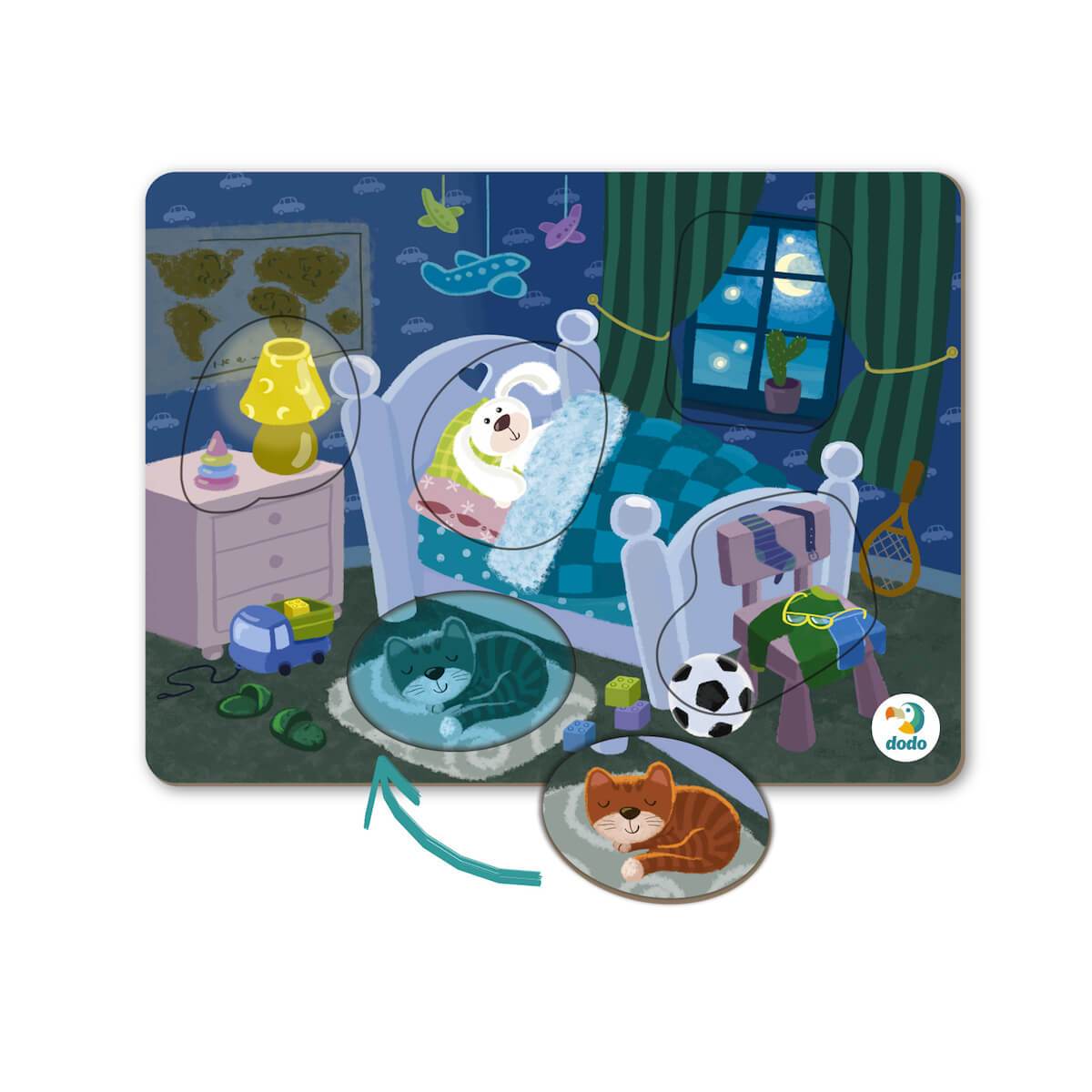 Puzzle Mi habitación (5 piezas) - Jungla Kids