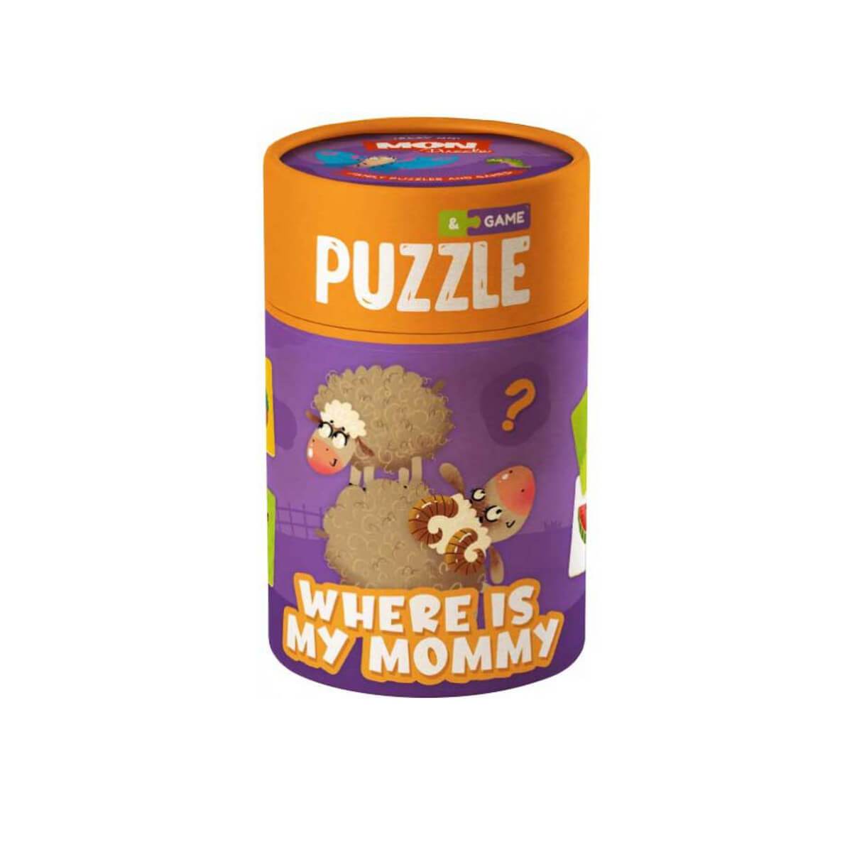 Puzzle & Juego ¿Dónde está mi mamá? - Jungla Kids