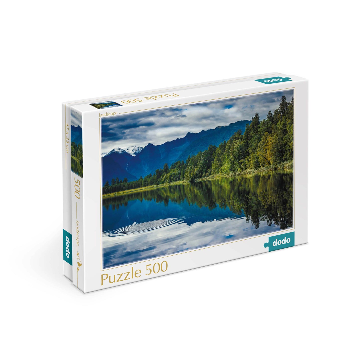 Puzzle Lago Matheson Nueva Zelanda (500 piezas) - Jungla Kids