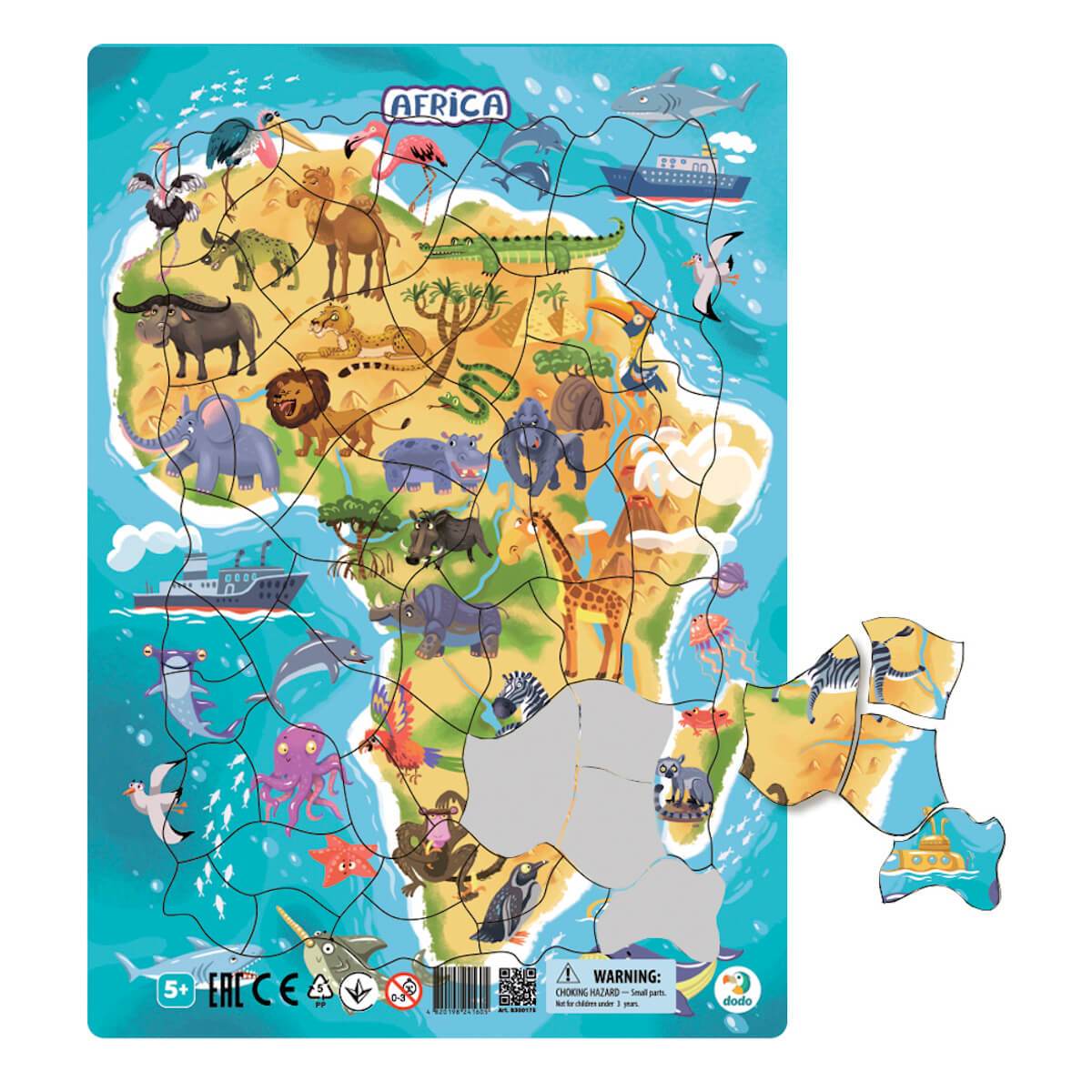 Puzzle África (53 piezas) - Jungla Kids