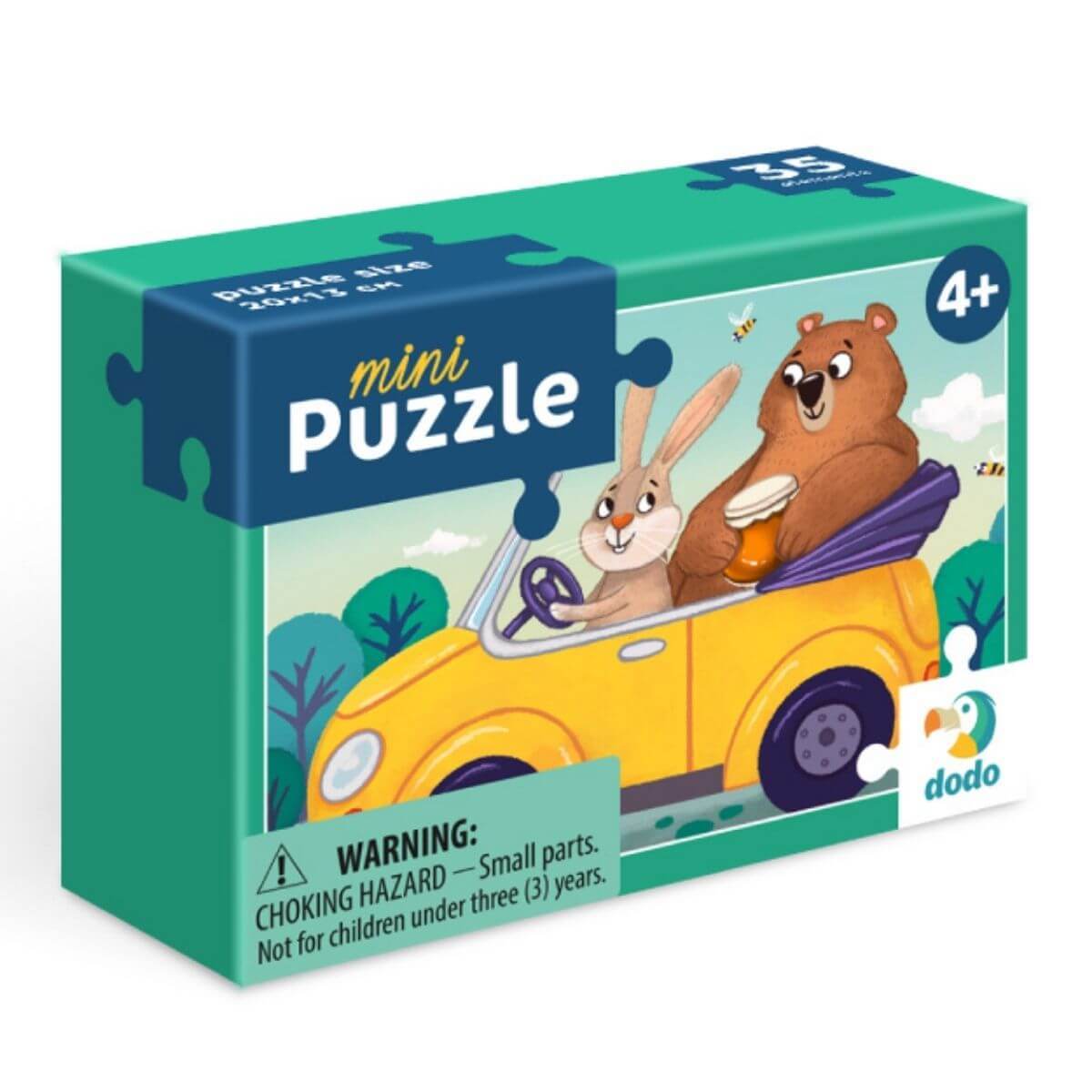 Puzzle mini Viaje en coche (35 piezas) - Jungla Kids