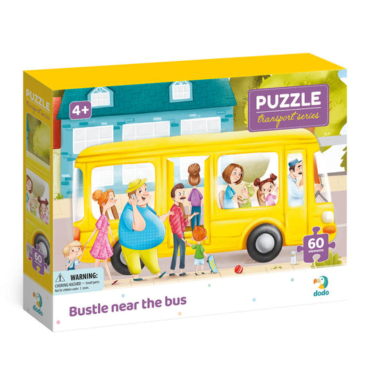 Puzzle Transportes Autobús (60 piezas)