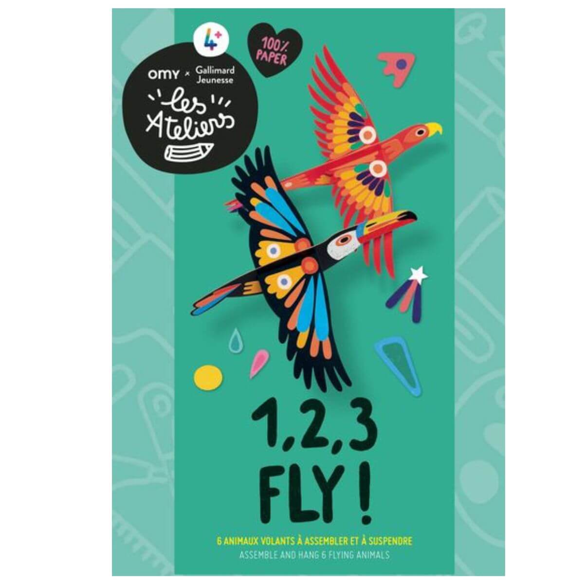 1,2,3 3 Fly! Gallimard Jeunesse