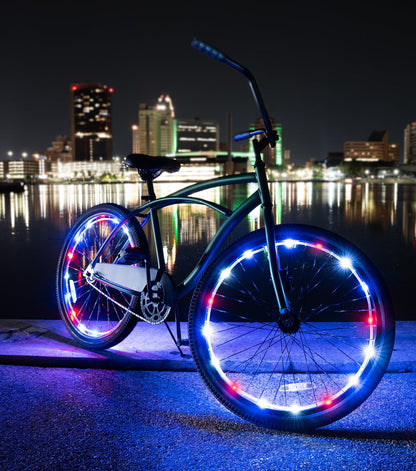 Llum LED per a llanta de bicicleta