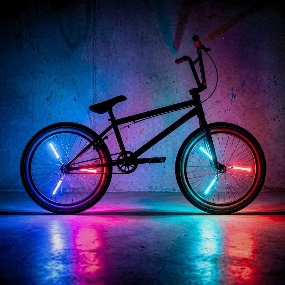 Tubos LED para radio de bicicleta