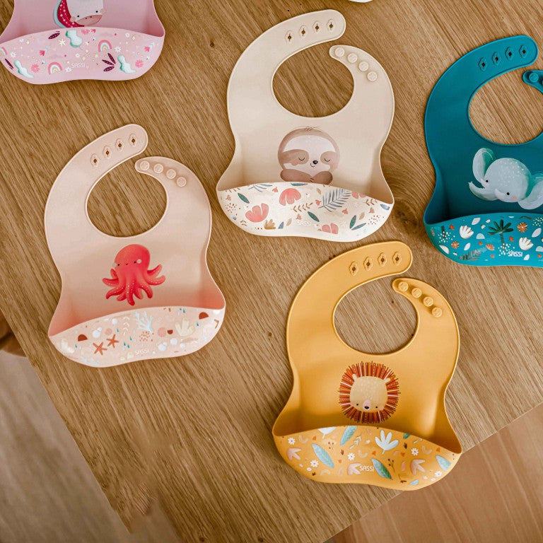 Babero de silicona - Chompy el León