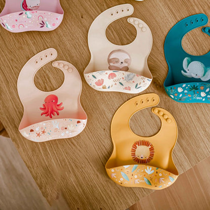 Babero de silicona - Chompy el León