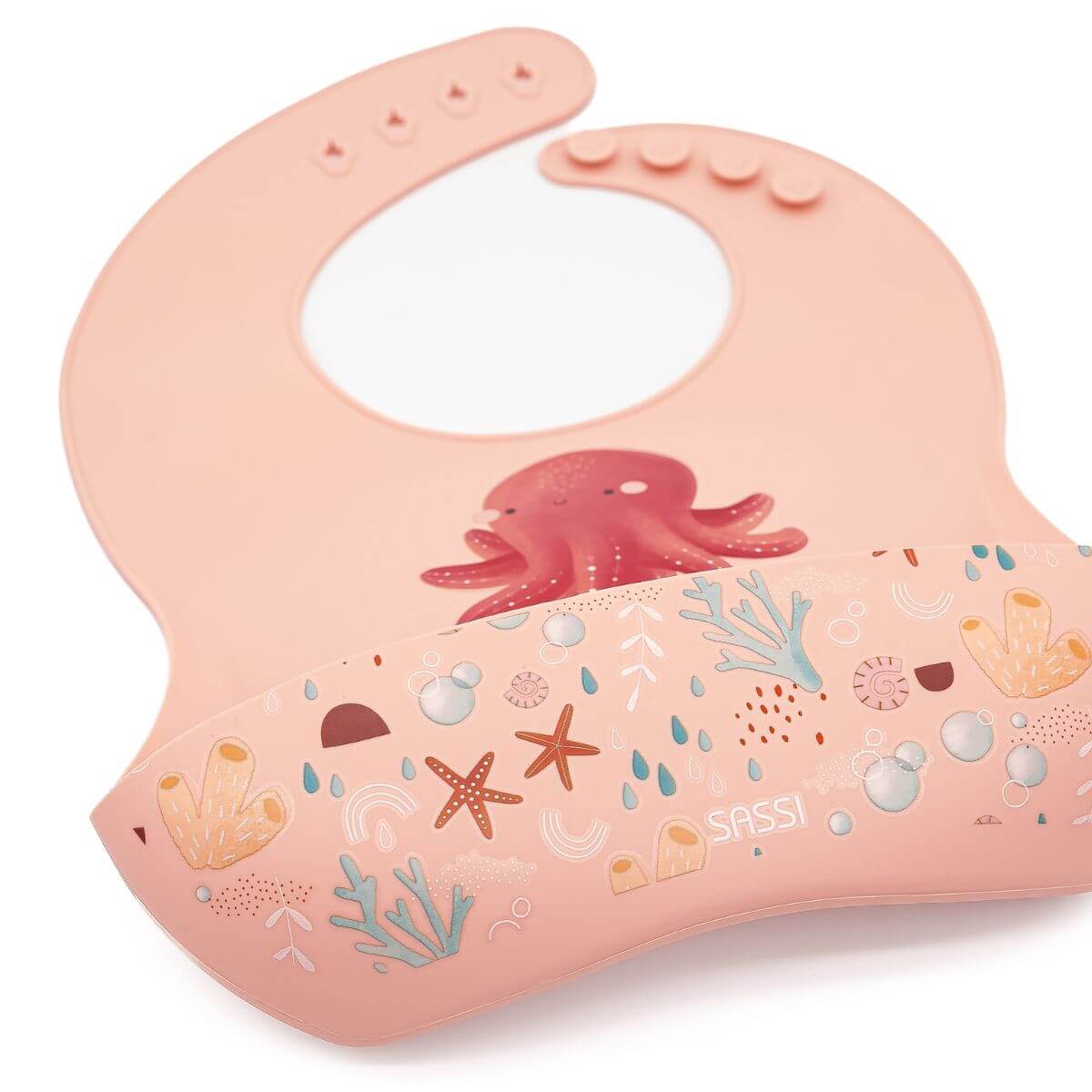 Babero de silicona Pulpo