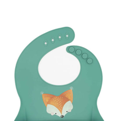 Babero de silicona - Crunchy el Zorro