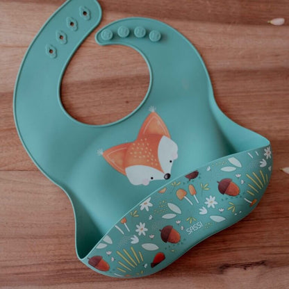 Babero de silicona - Crunchy el Zorro