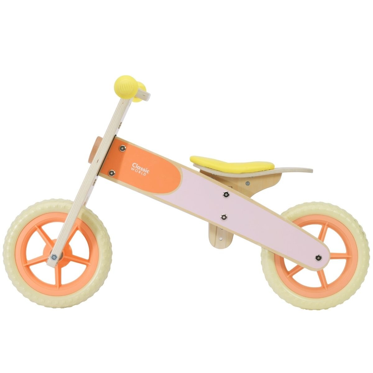 Bicicleta sense pedals pastel