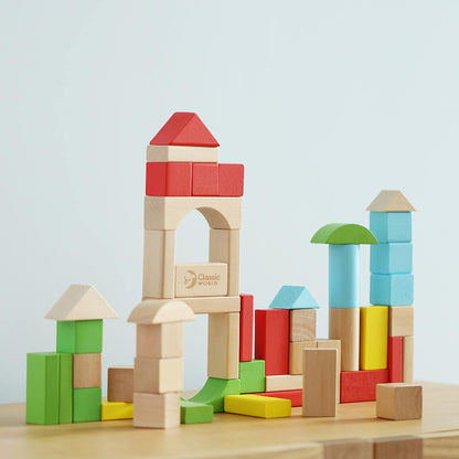 set completo de bloques de construcción de madera Classic World