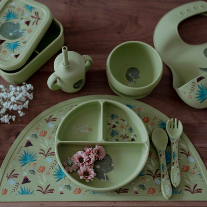 Bol de silicona - Cracky el Dinosaurio