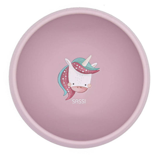 Bol de silicona Unicorn