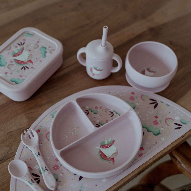 Bol de silicona -Sparkly el Unicornio