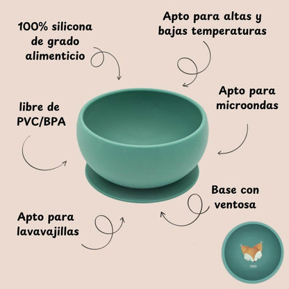 Bol de silicona - Crunchy el Zorro