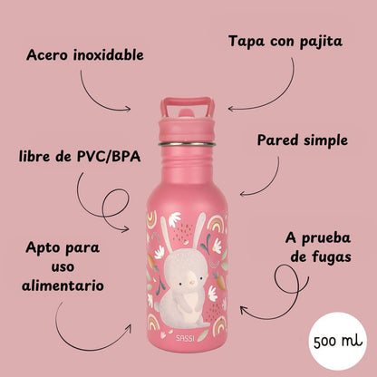Ampolla inox. 500ml Conill