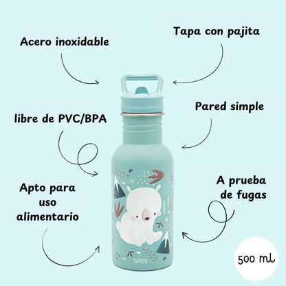 Botella inox. 500ml - Munchy el Oso Polar