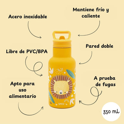 Botella térmica inox. 350ml - Chompy el León