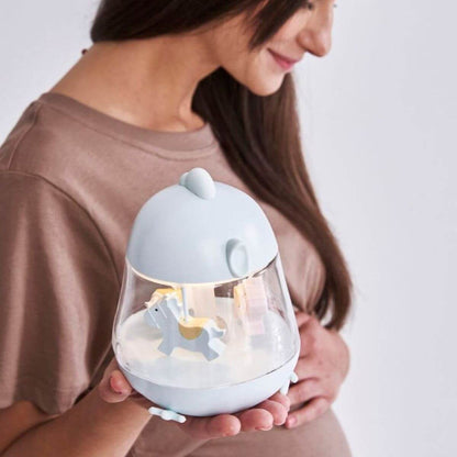 Caixa de música carrusel Blau amb llum