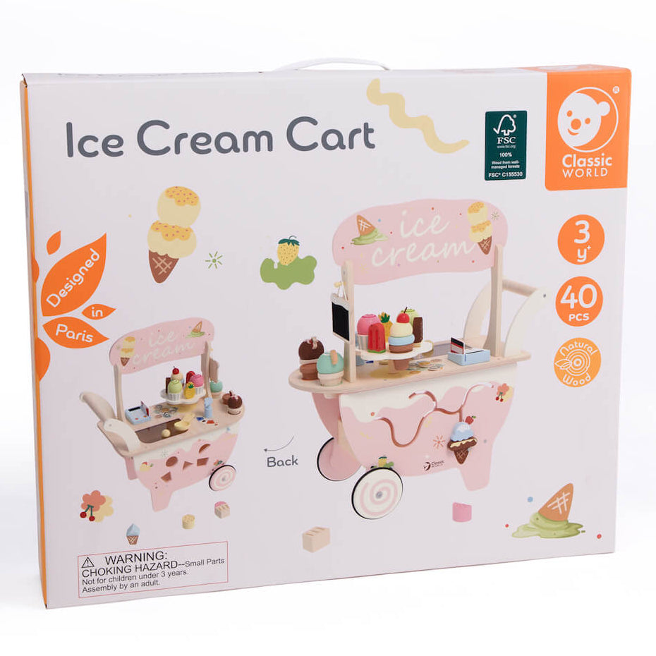 Packaging del Carrito de Helados de Classic World