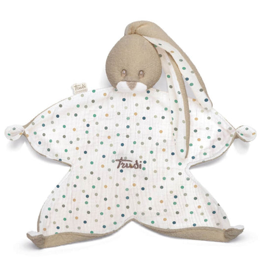 Doudou suave para bebés recién nacidos con forma de Conejo y color beige de Trudi
