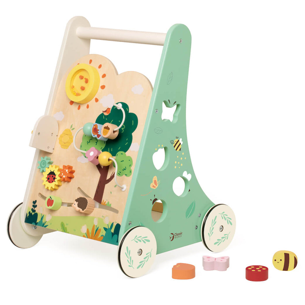Correpasillos con panel de actividades Classic World para bebés a partir de 12 meses